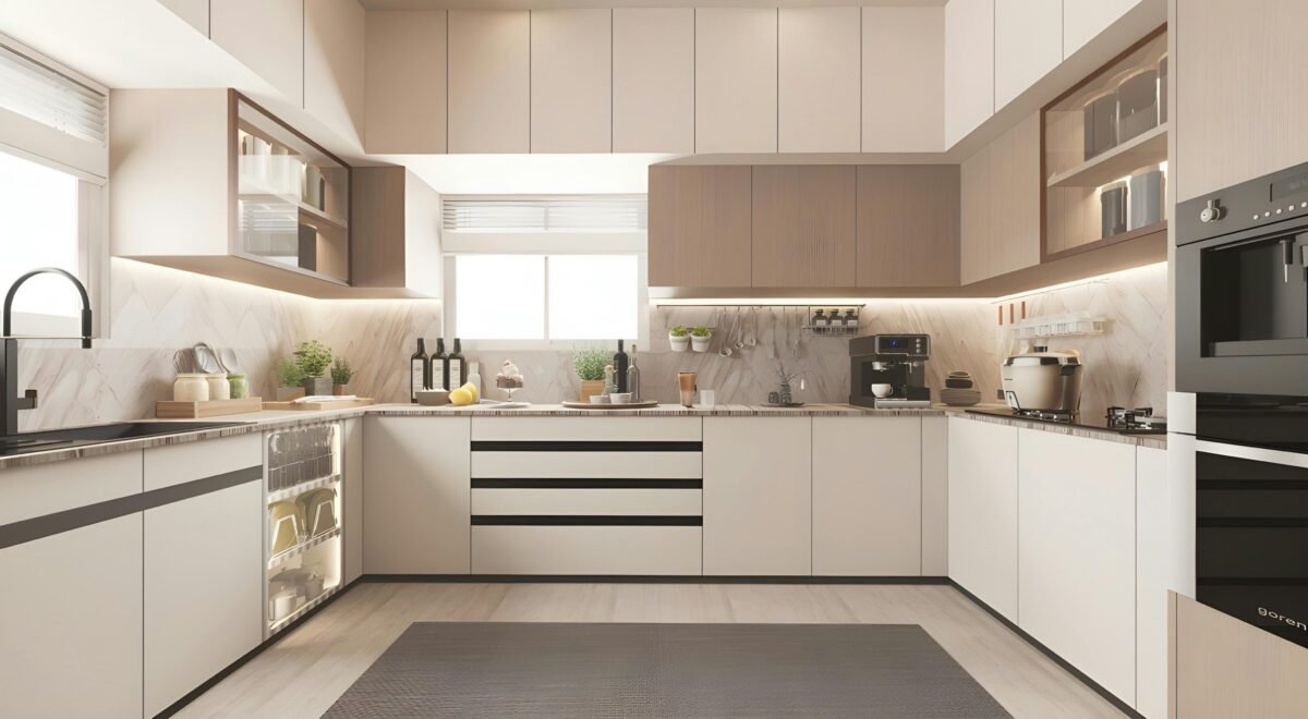 Cozinha moderna organizada e funcional